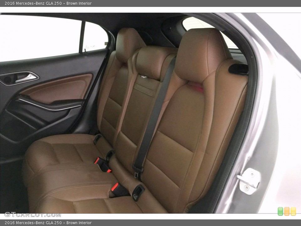 Brown Interior Rear Seat for the 2016 Mercedes-Benz GLA 250 #138952307