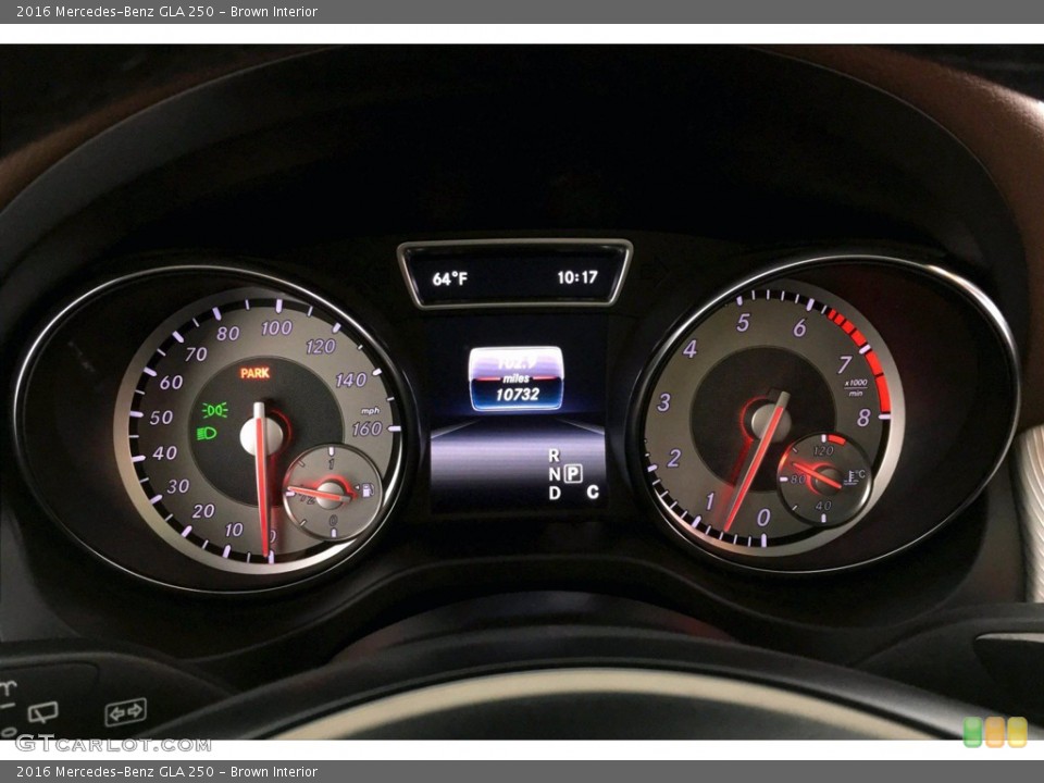 Brown Interior Gauges for the 2016 Mercedes-Benz GLA 250 #138952370