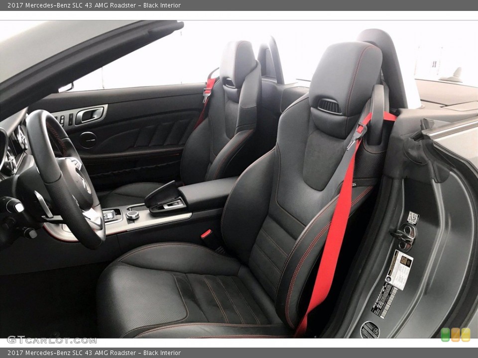 Black Interior Front Seat for the 2017 Mercedes-Benz SLC 43 AMG Roadster #138958865