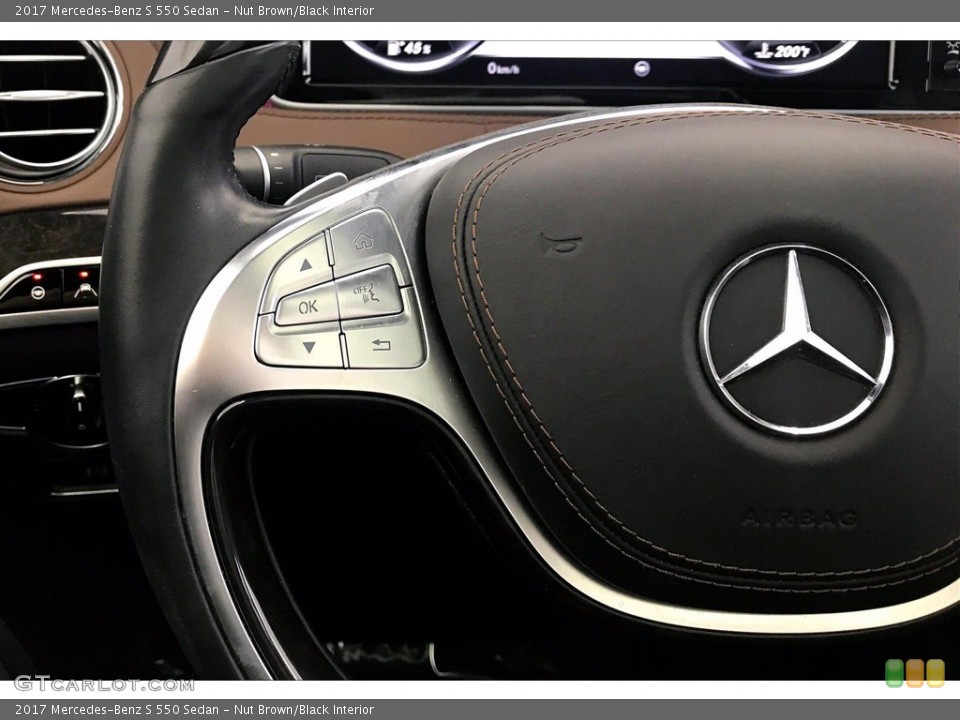 Nut Brown/Black Interior Controls for the 2017 Mercedes-Benz S 550 Sedan #138959729