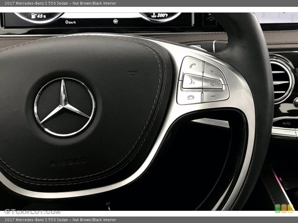 Nut Brown/Black Interior Controls for the 2017 Mercedes-Benz S 550 Sedan #138959732