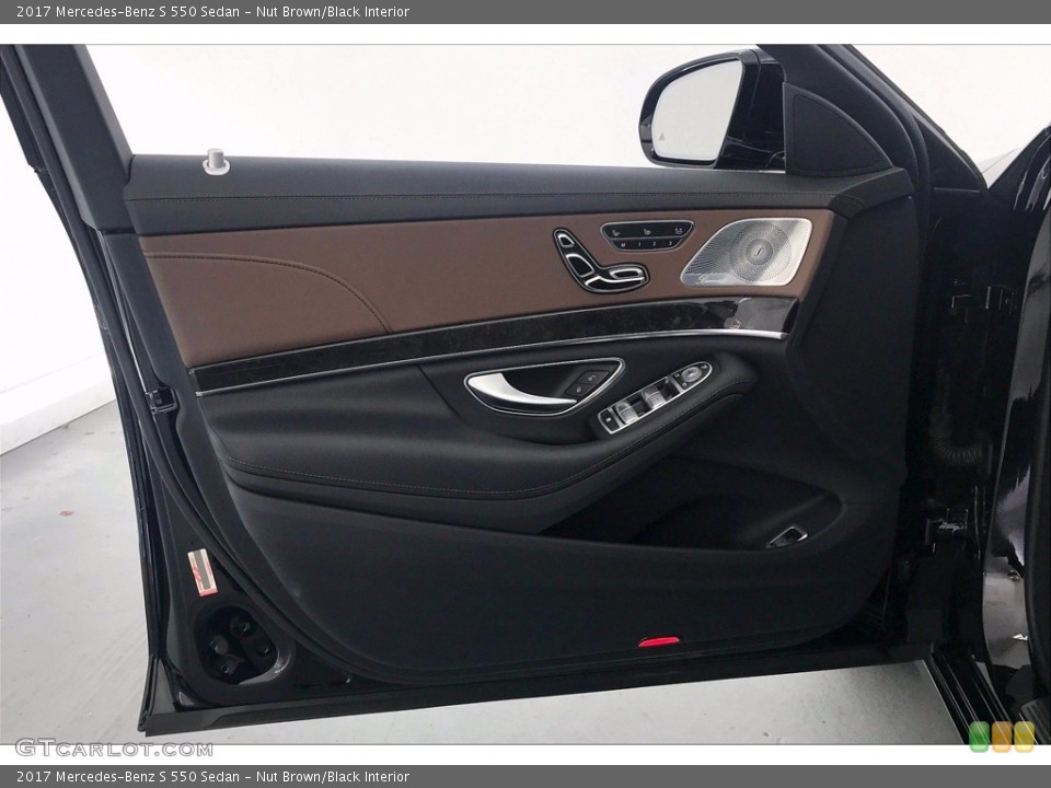 Nut Brown/Black Interior Door Panel for the 2017 Mercedes-Benz S 550 Sedan #138959768