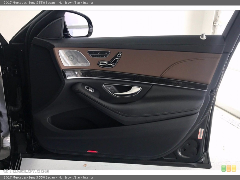 Nut Brown/Black Interior Door Panel for the 2017 Mercedes-Benz S 550 Sedan #138959798