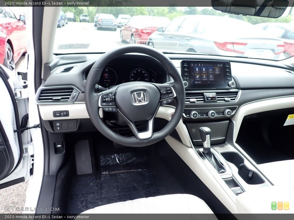 Ivory Interior Dashboard for the 2020 Honda Accord EX-L Sedan #138962436