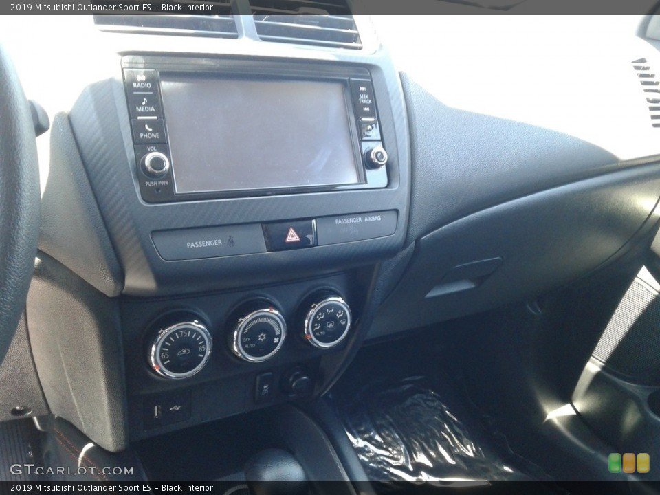 Black Interior Controls for the 2019 Mitsubishi Outlander Sport ES #138962697