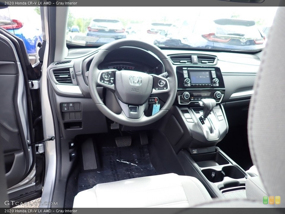 Gray Interior Dashboard for the 2020 Honda CR-V LX AWD #138964038
