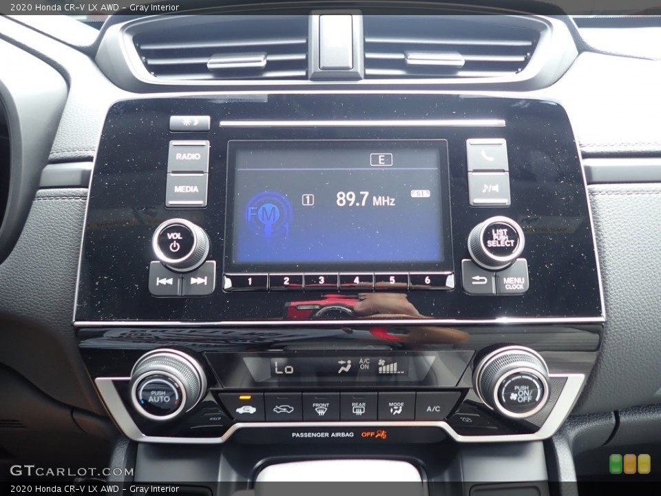 Gray Interior Controls for the 2020 Honda CR-V LX AWD #138964098