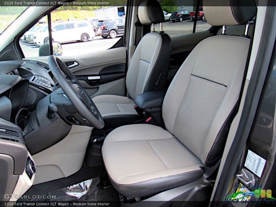 Medium Stone Interior Front Seat for the 2016 Ford Transit Connect XLT Wagon #138964167