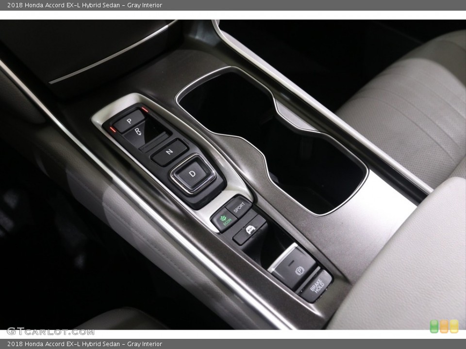 Gray Interior Transmission for the 2018 Honda Accord EX-L Hybrid Sedan #138964215