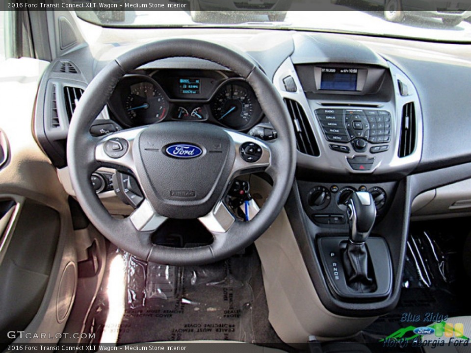 Medium Stone Interior Dashboard for the 2016 Ford Transit Connect XLT Wagon #138964260