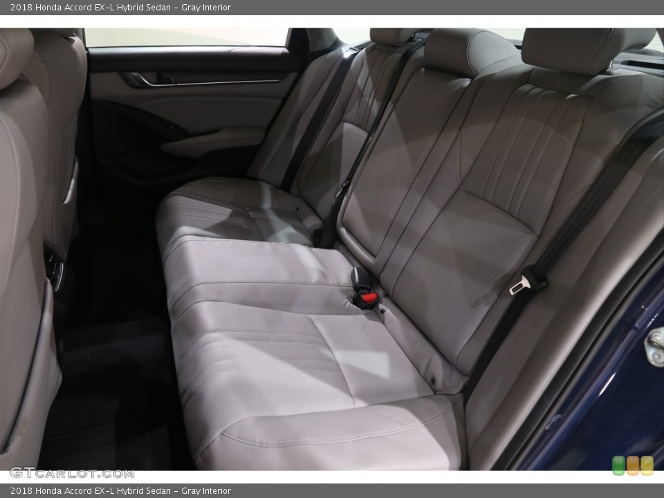 Gray Interior Rear Seat for the 2018 Honda Accord EX-L Hybrid Sedan #138964284