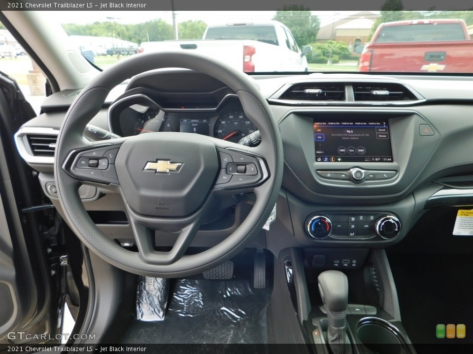 Jet Black Interior Dashboard for the 2021 Chevrolet Trailblazer LS #138965131