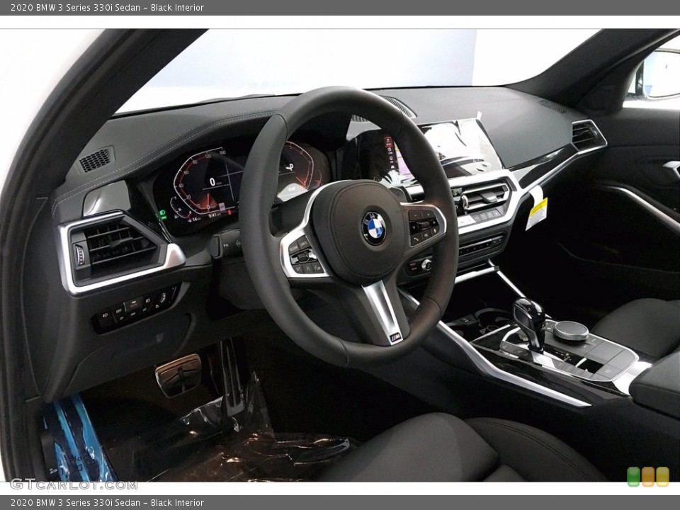 Black Interior Dashboard for the 2020 BMW 3 Series 330i Sedan #138965248