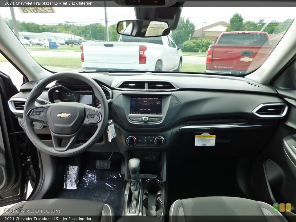 Jet Black Interior Dashboard for the 2021 Chevrolet Trailblazer LS #138965367