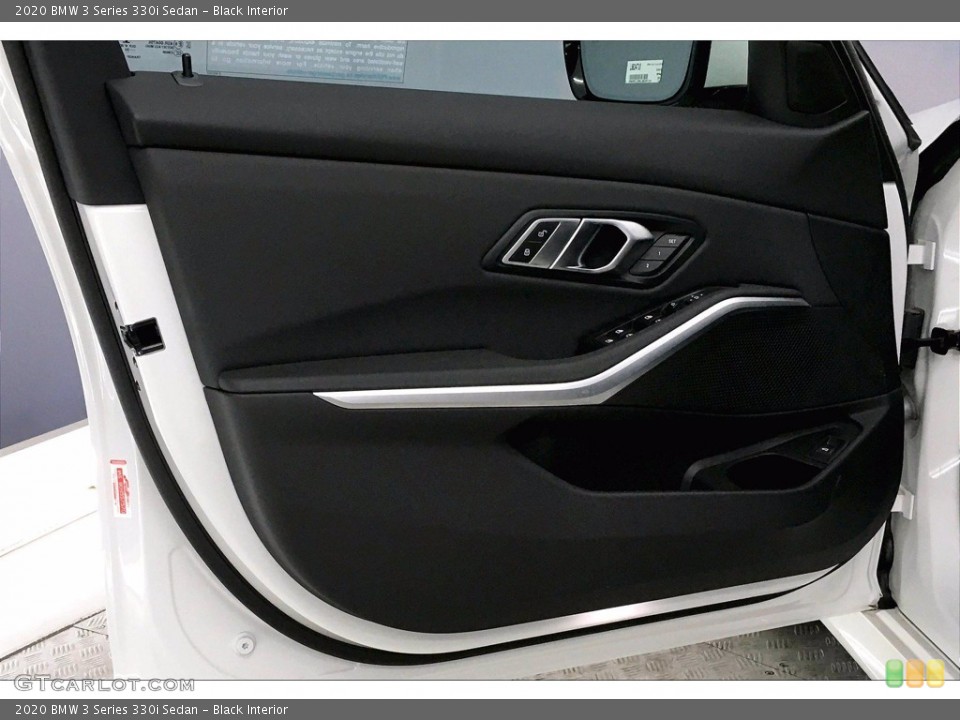 Black Interior Door Panel for the 2020 BMW 3 Series 330i Sedan #138965385