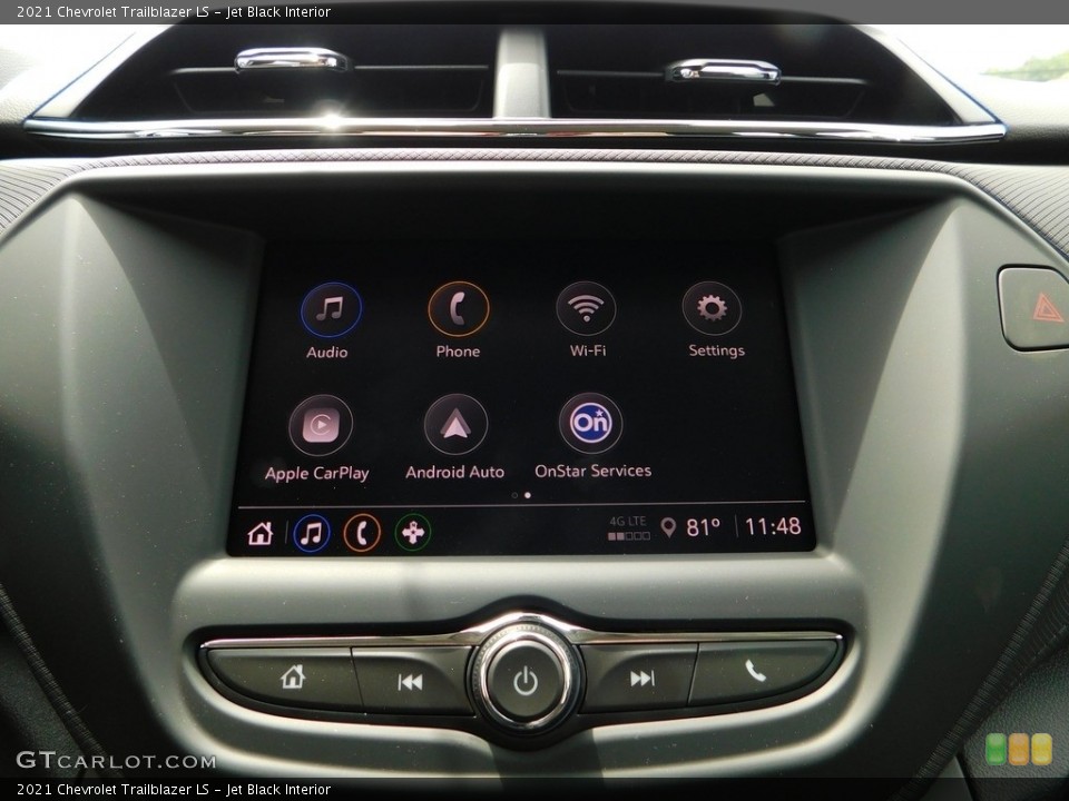 Jet Black Interior Controls for the 2021 Chevrolet Trailblazer LS #138965411