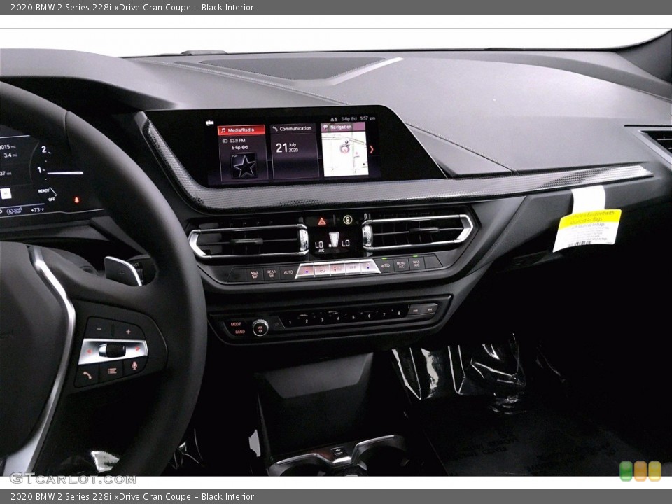 Black Interior Controls for the 2020 BMW 2 Series 228i xDrive Gran Coupe #138966128