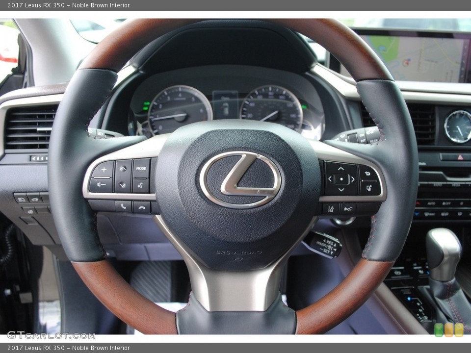 Noble Brown Interior Steering Wheel for the 2017 Lexus RX 350 #138967692