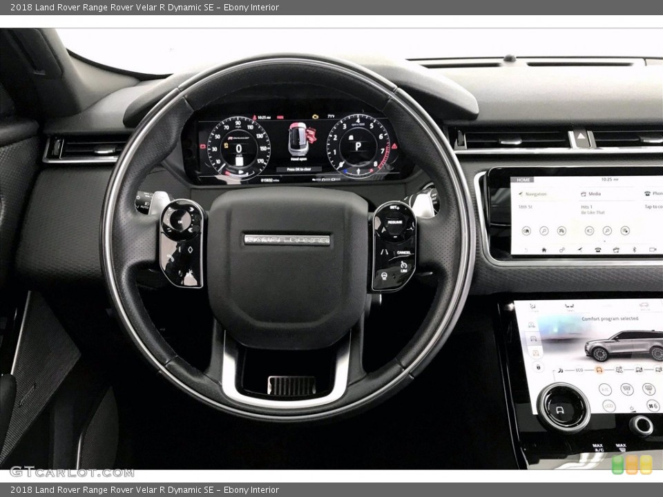 Ebony Interior Steering Wheel for the 2018 Land Rover Range Rover Velar R Dynamic SE #138968286