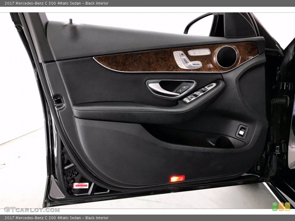 Black Interior Door Panel for the 2017 Mercedes-Benz C 300 4Matic Sedan #138970047