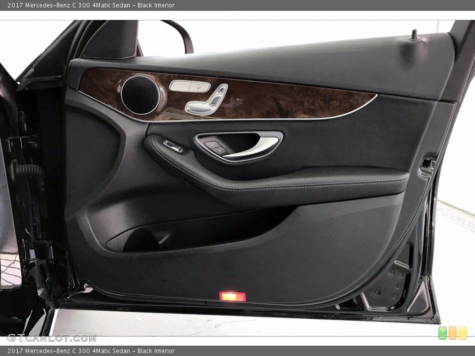 Black Interior Door Panel for the 2017 Mercedes-Benz C 300 4Matic Sedan #138970176