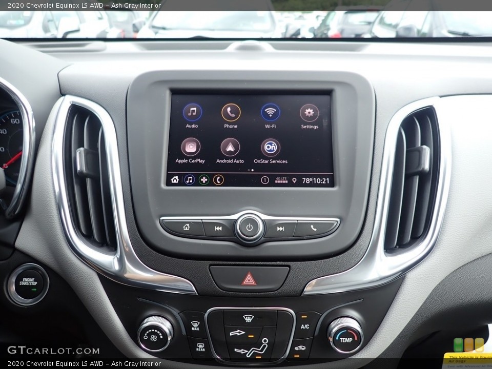 Ash Gray Interior Controls for the 2020 Chevrolet Equinox LS AWD #138971358