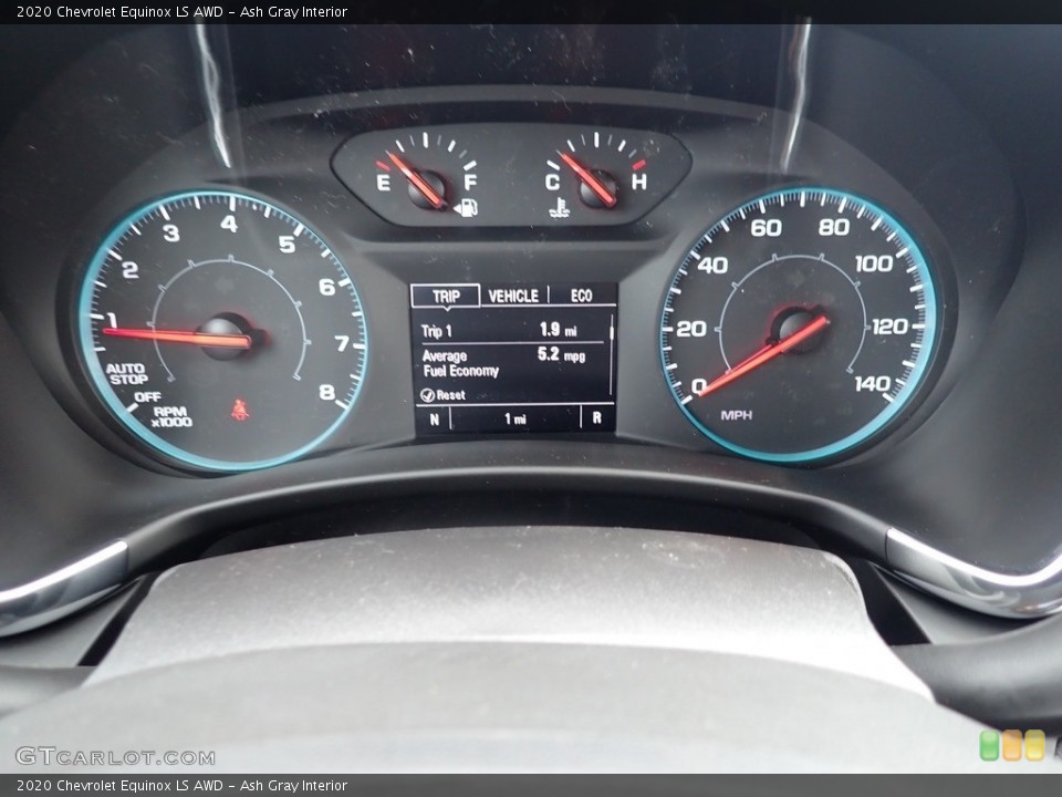 Ash Gray Interior Gauges for the 2020 Chevrolet Equinox LS AWD #138971431