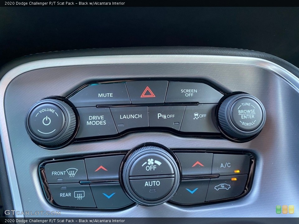 Black w/Alcantara Interior Controls for the 2020 Dodge Challenger R/T Scat Pack #138972226