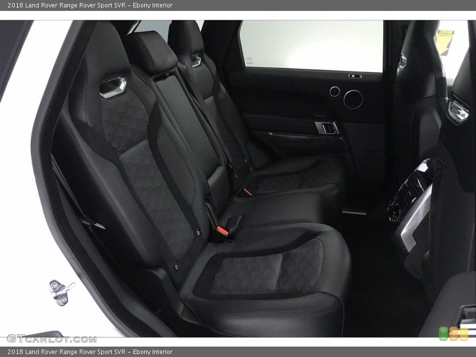 Ebony Interior Rear Seat for the 2018 Land Rover Range Rover Sport SVR #138977757