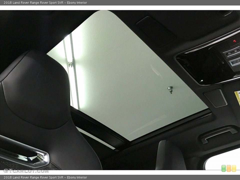 Ebony Interior Sunroof for the 2018 Land Rover Range Rover Sport SVR #138977815