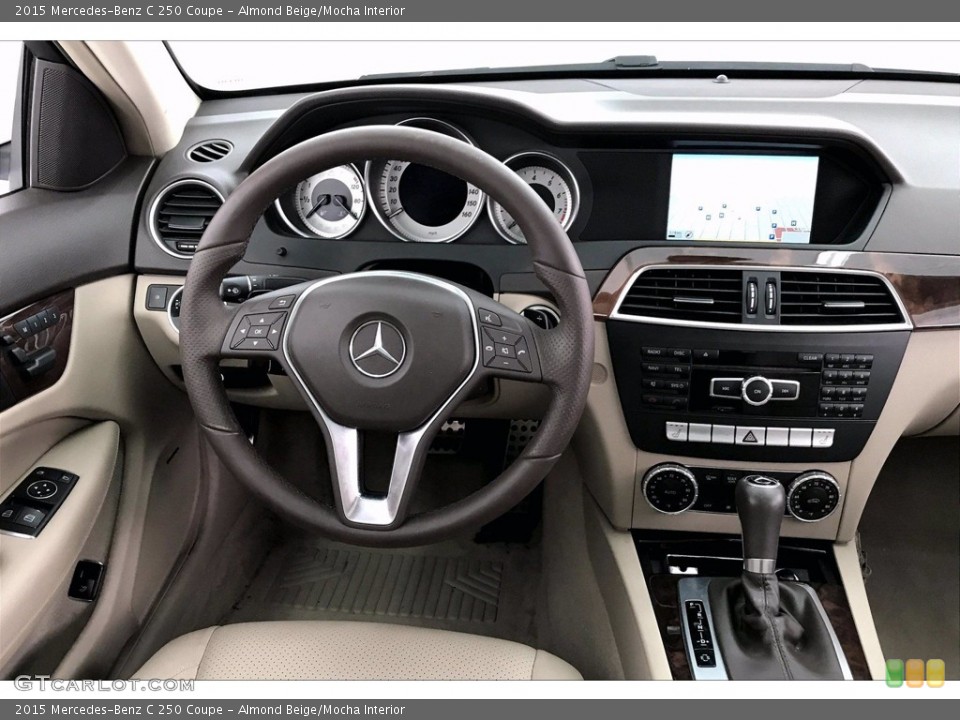 Almond Beige/Mocha Interior Dashboard for the 2015 Mercedes-Benz C 250 Coupe #138983218