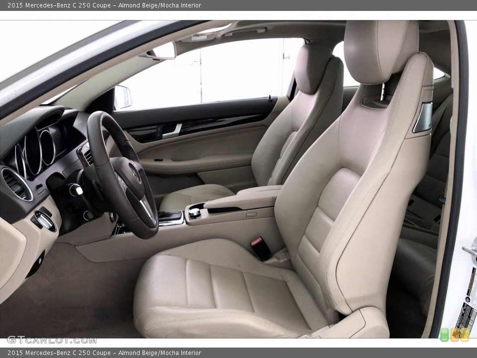 Almond Beige/Mocha Interior Front Seat for the 2015 Mercedes-Benz C 250 Coupe #138983442