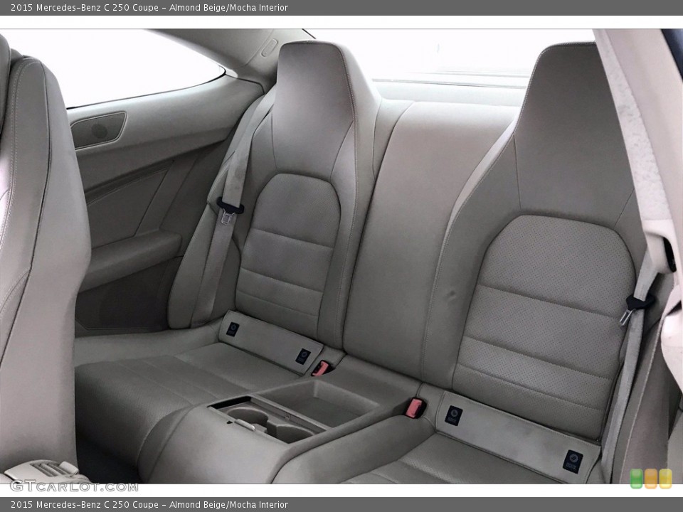Almond Beige/Mocha Interior Rear Seat for the 2015 Mercedes-Benz C 250 Coupe #138983463