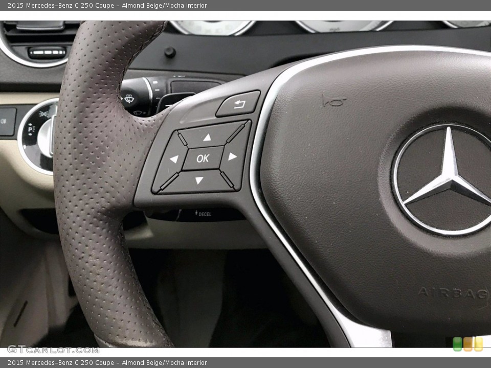 Almond Beige/Mocha Interior Controls for the 2015 Mercedes-Benz C 250 Coupe #138983526