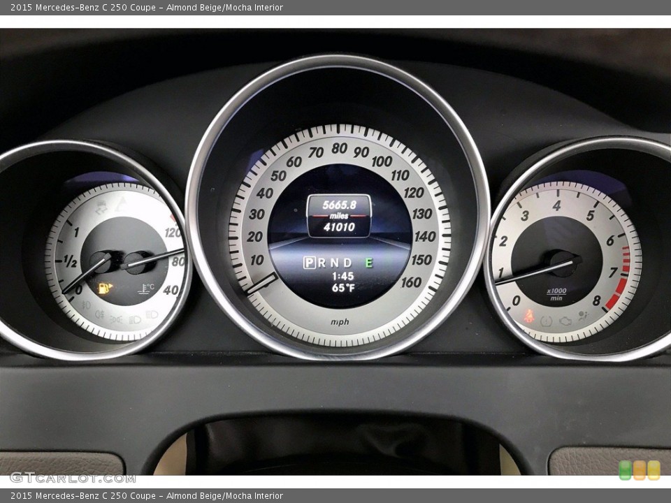 Almond Beige/Mocha Interior Gauges for the 2015 Mercedes-Benz C 250 Coupe #138983571