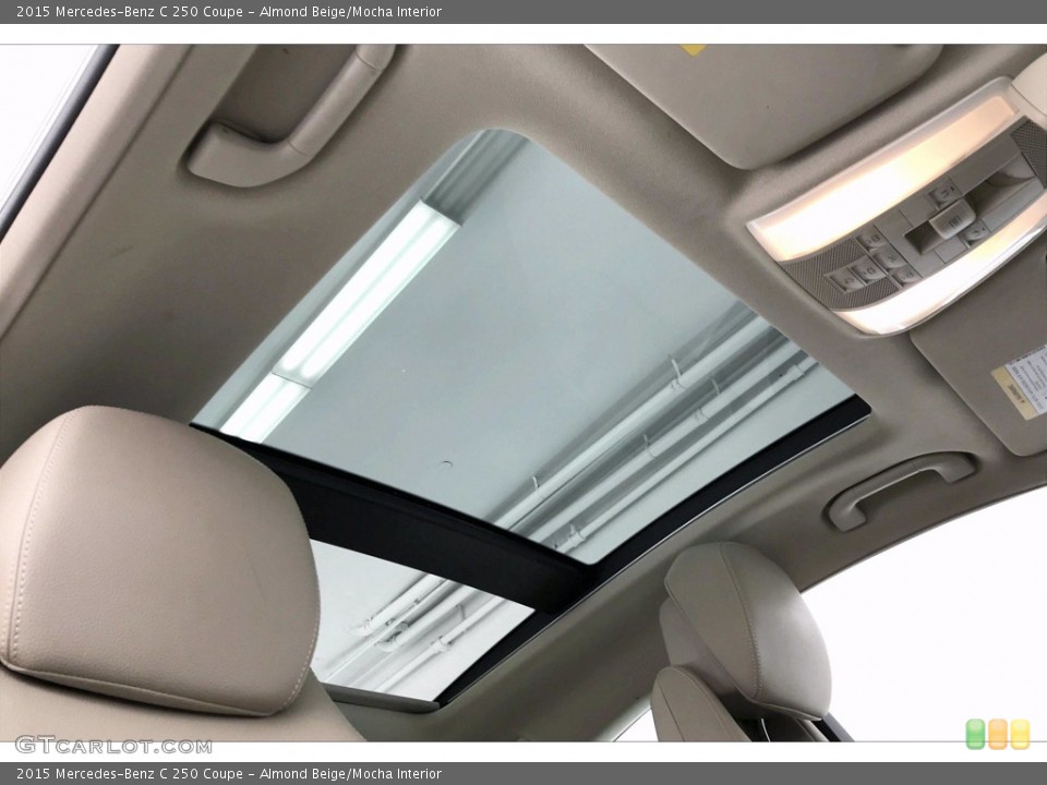 Almond Beige/Mocha Interior Sunroof for the 2015 Mercedes-Benz C 250 Coupe #138983774