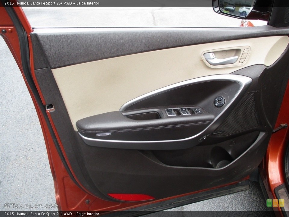 Beige Interior Door Panel for the 2015 Hyundai Santa Fe Sport 2.4 AWD #138986055