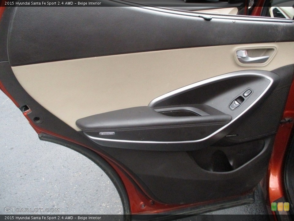 Beige Interior Door Panel for the 2015 Hyundai Santa Fe Sport 2.4 AWD #138986100