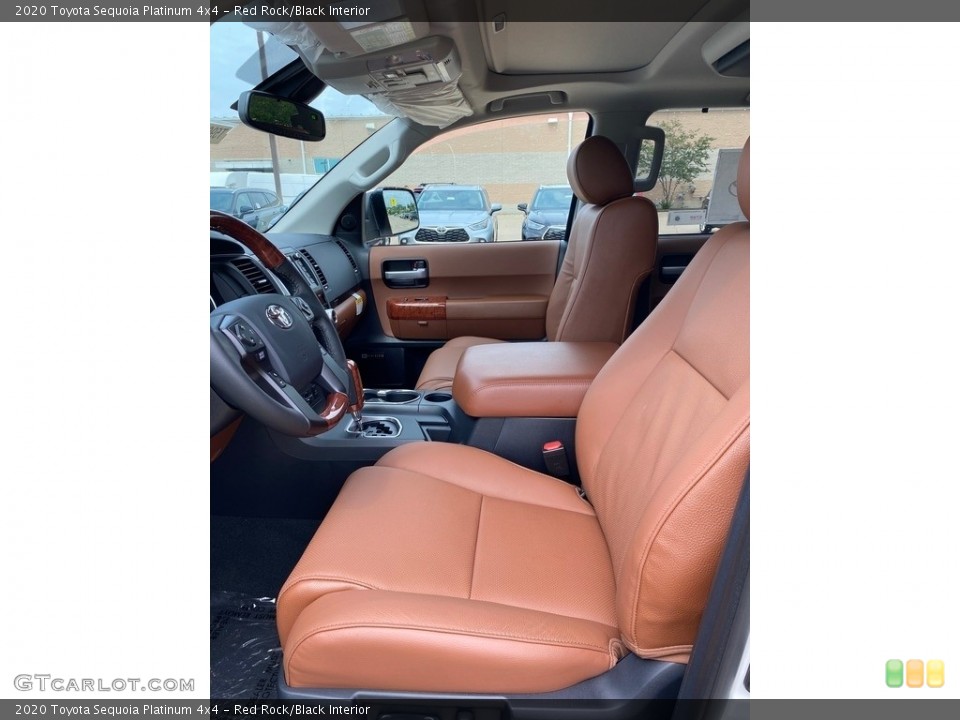 Red Rock/Black 2020 Toyota Sequoia Interiors