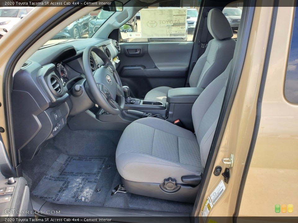Cement Interior Photo for the 2020 Toyota Tacoma SR Access Cab 4x4 #138989147