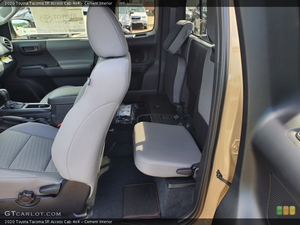 Cement Interior Rear Seat for the 2020 Toyota Tacoma SR Access Cab 4x4 #138989168
