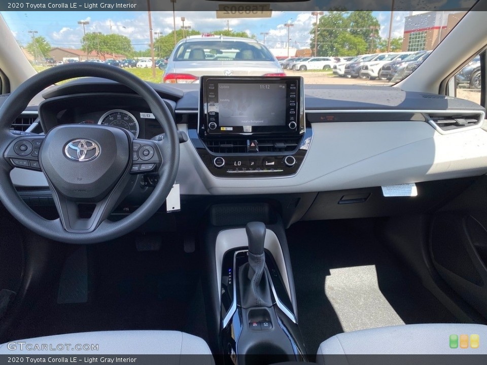 Light Gray Interior Dashboard for the 2020 Toyota Corolla LE #138989566