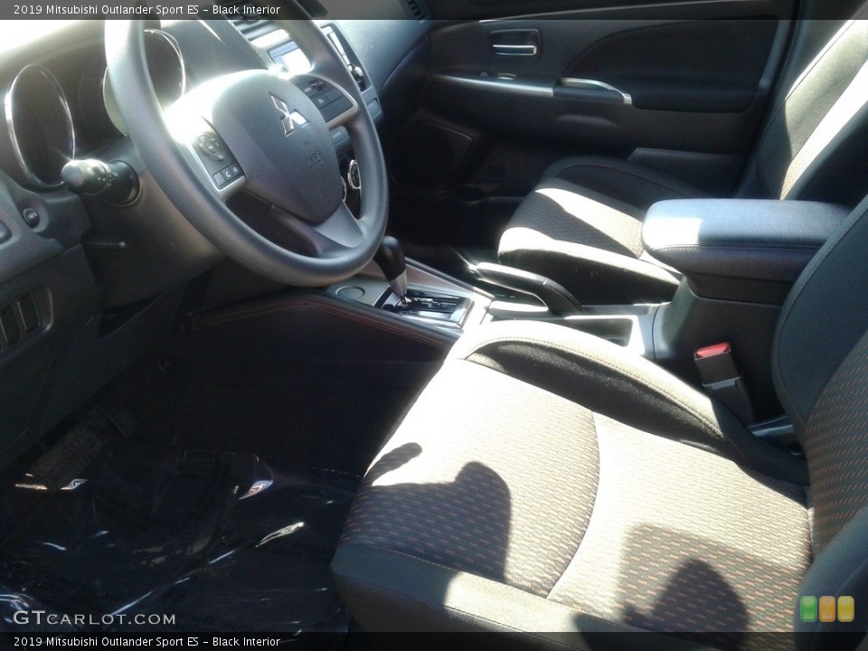 Black Interior Front Seat for the 2019 Mitsubishi Outlander Sport ES #138989676