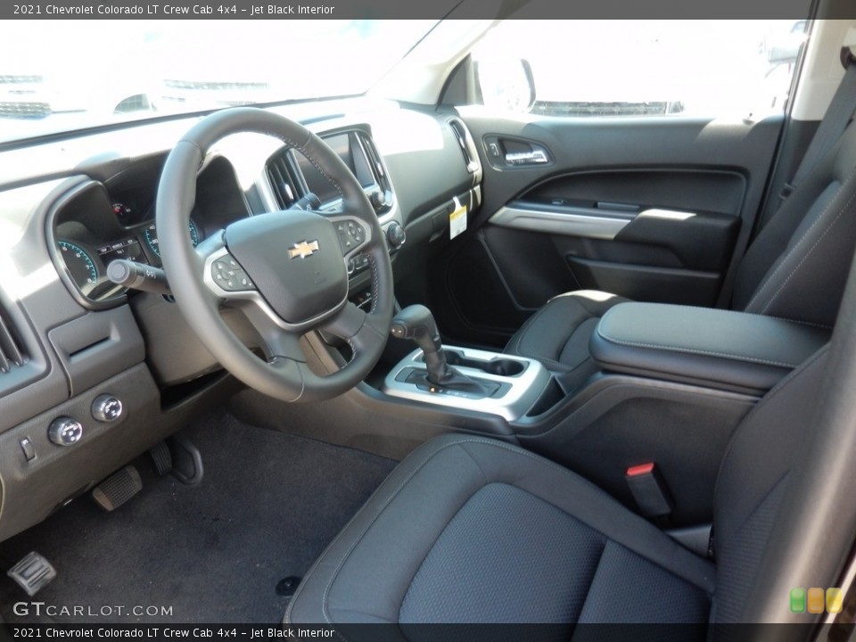 Jet Black Interior Photo for the 2021 Chevrolet Colorado LT Crew Cab 4x4 #138989714