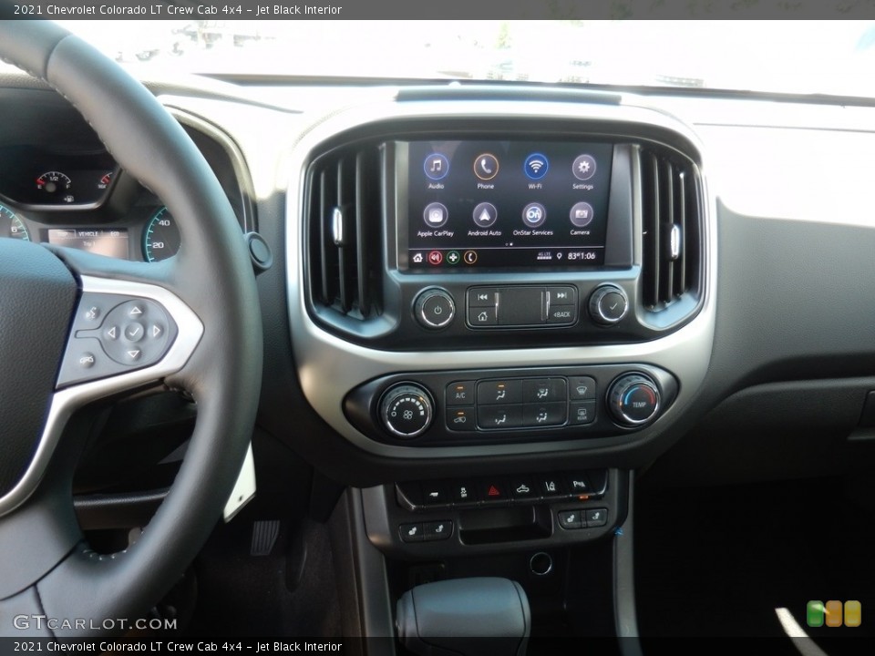 Jet Black Interior Controls for the 2021 Chevrolet Colorado LT Crew Cab 4x4 #138989738