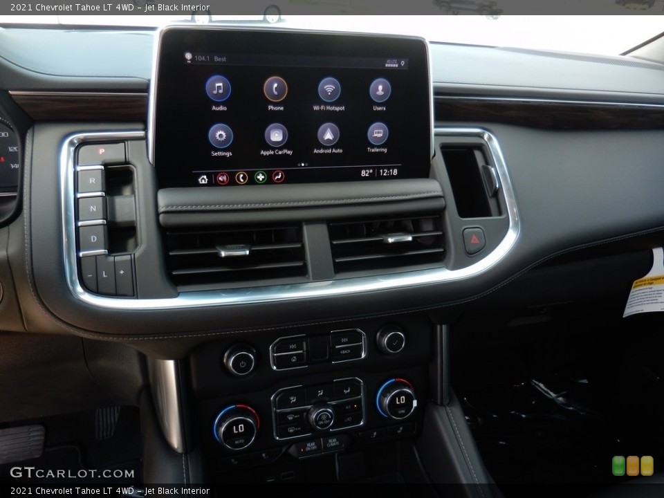Jet Black Interior Controls for the 2021 Chevrolet Tahoe LT 4WD #138990678