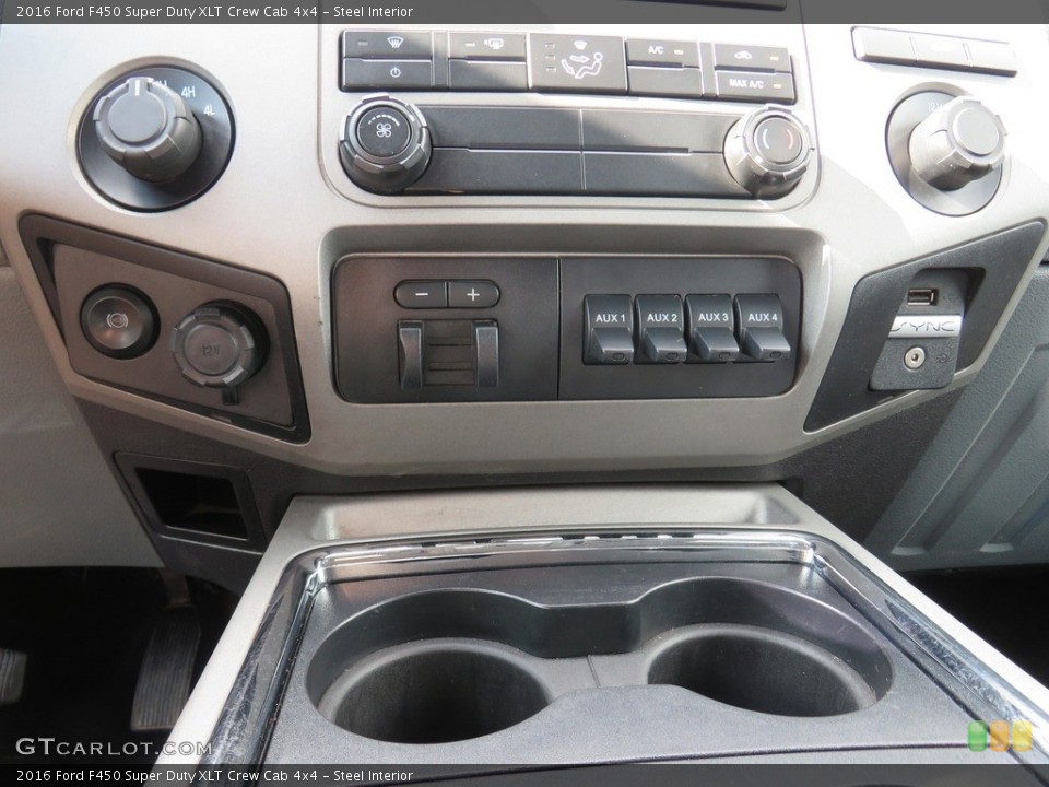 Steel Interior Controls for the 2016 Ford F450 Super Duty XLT Crew Cab 4x4 #138990749