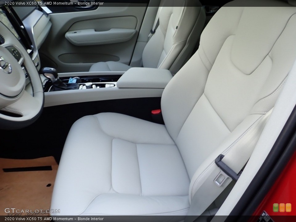 Blonde Interior Front Seat for the 2020 Volvo XC60 T5 AWD Momentum #138991943