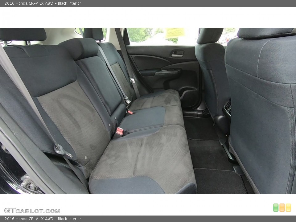 Black Interior Rear Seat for the 2016 Honda CR-V LX AWD #138993343