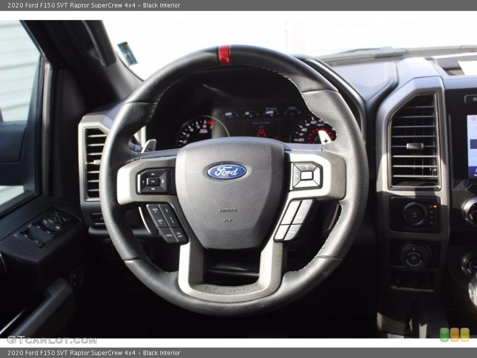 Black Interior Steering Wheel for the 2020 Ford F150 SVT Raptor SuperCrew 4x4 #138995963